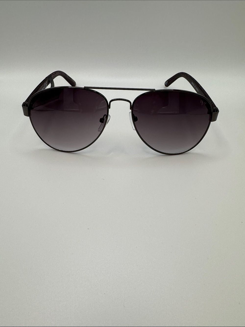 Men's Black Aviator Sunglasses -